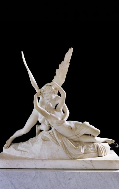 Psyche Revived by the Kiss of Cupid (1787) (detail) by Antonio Canova